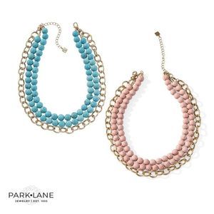 Park Lane Turquoise Beaded “Charm” Necklace, NWT! MSRP $156